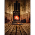 Estufa de sauna de leña - SUMMIT MANASLU OPEN con rejilla - 0