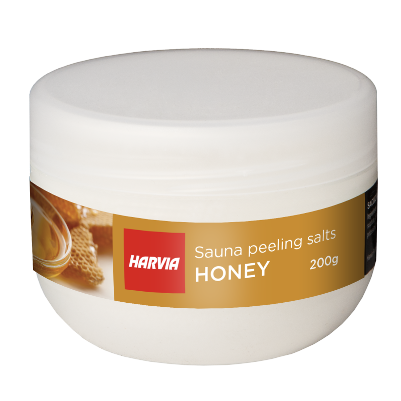 Sal para peeling de sauna HARVIA miel 200g