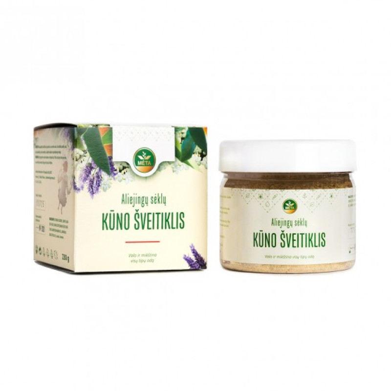 Exfoliante corporal de semillas oleaginosas, 230 g