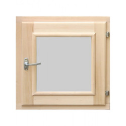 Hoja de ventana con doble acristalamiento, pino