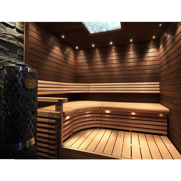 Revestimiento térmico de álamo STP, 15 x 90 mm, 6 uds., Clase A