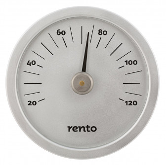Termómetro de sauna RENTO en aluminio