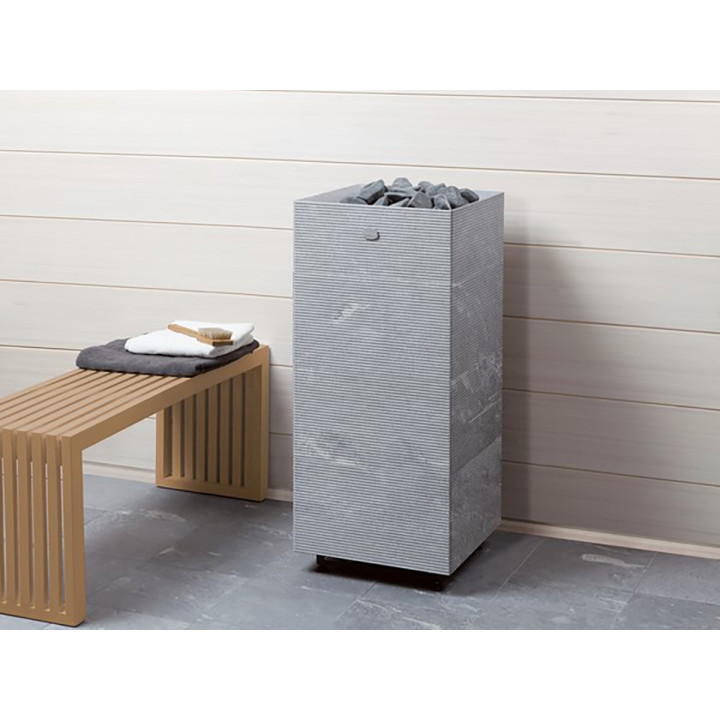 Calentador de sauna eléctrico TULIKIVI TUISKU RIGATA con panel de control