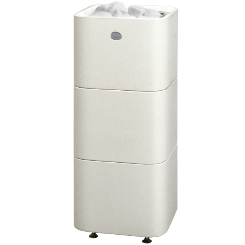 Calentador de sauna eléctrico TULIKIVI KUURA 2, blanco, con panel de control