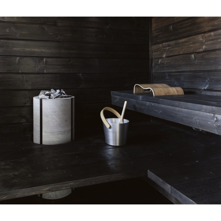 Calentador de sauna eléctrico TULIKIVI NAAVA RIGATA con panel de control