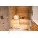 Calentador eléctrico para sauna TULIKIVI RIITE integrado, con panel de control.