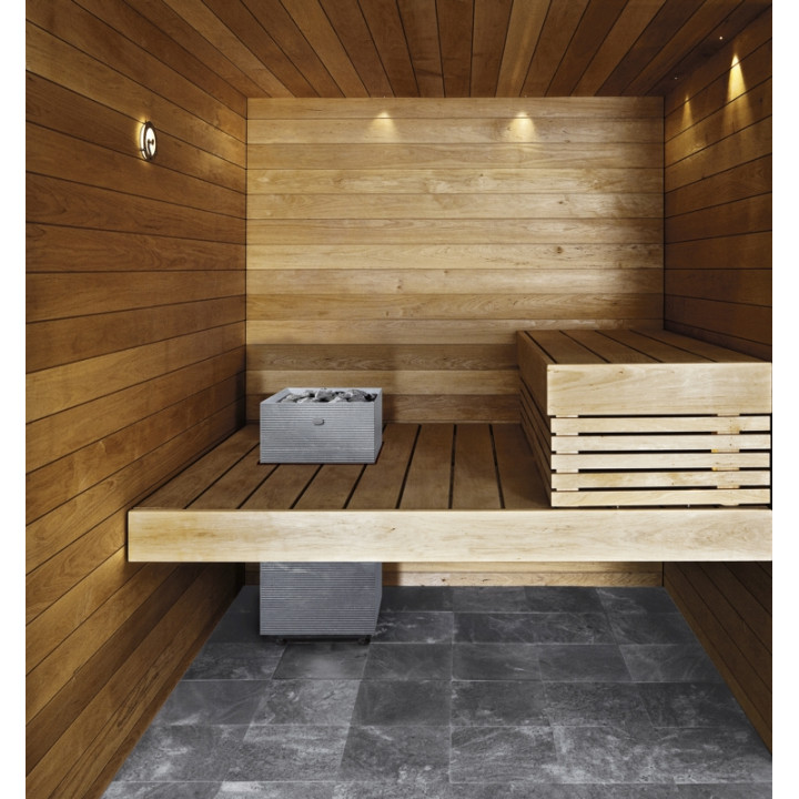 Calentador de sauna eléctrico TULIKIVI TUISKU TBH con panel de control