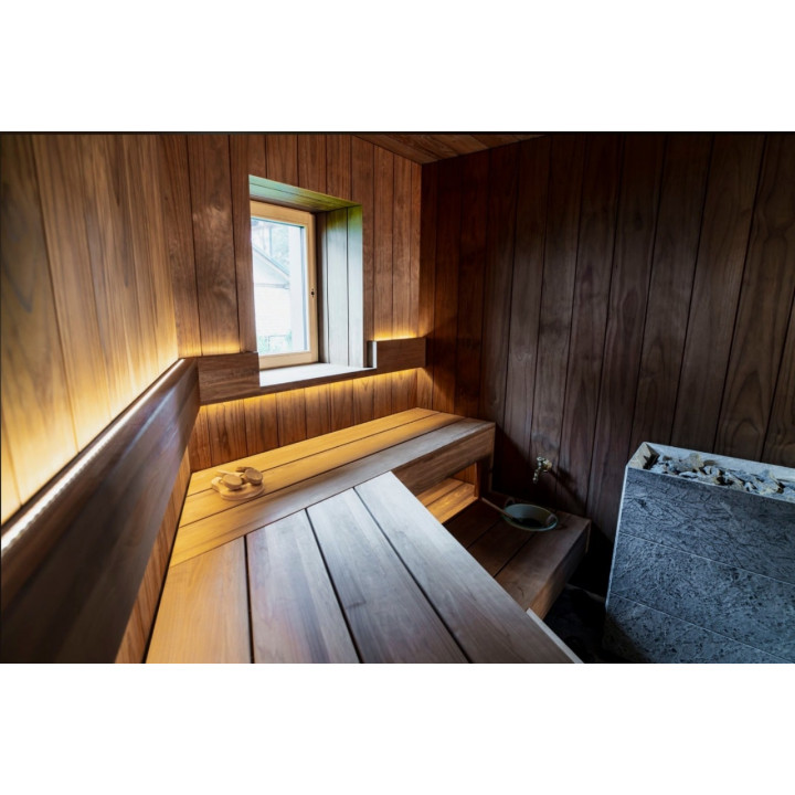 Calentador eléctrico para sauna TULIKIVI TUISKU XL NOBILE con panel de control