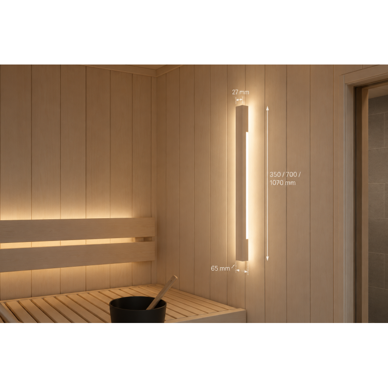 Iluminación de sauna Tylo, E28