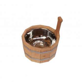 Cubo con inserto de acero inoxidable, 3 l