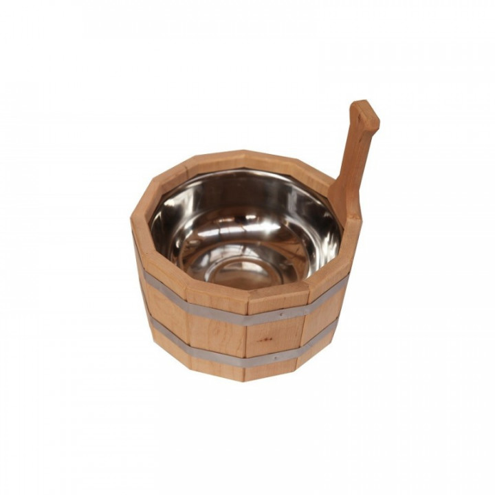 Cubo con inserto de acero inoxidable, 3 l