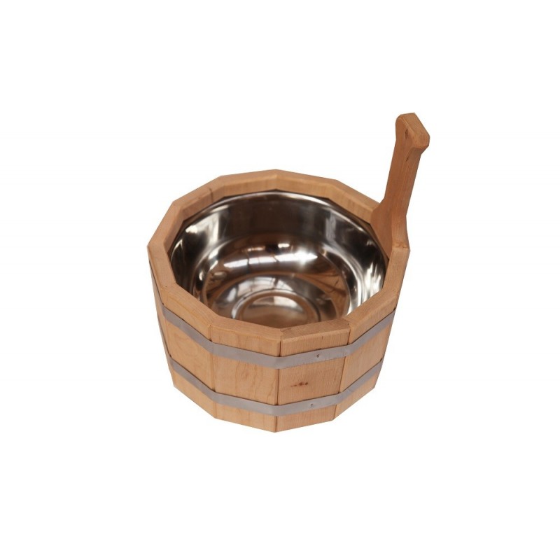 Cubo con inserto de acero inoxidable, 3 l