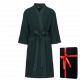Albornoz en caja de regalo, RENTO KENNO, verde oscuro