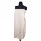 Delantal de sauna para mujer - LINO, bordado