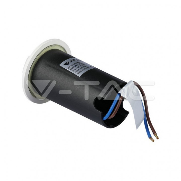 Bañador de suelo LED 1W Blanco 4 vías 3000K