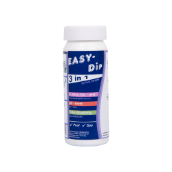 Tiras reactivas de agua Easy-Dip 3 en 1, para pruebas de pH/O2/Alcalinidad  Tiras reactivas de agua Easy-Dip 3 en 1, para pruebas de pH/O2/Alcalinidad