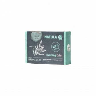 Jabón facial y corporal NATULA con roca de opoka y eucalipto 100g