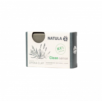 Jabón facial y corporal NATULA con roca de opoka y semillas de cáñamo 100 g