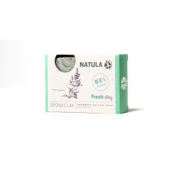 Jabón facial y corporal NATULA con roca de opoka y menta 100g  Jabón facial y corporal NATULA con roca de opoka y menta 100g