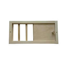 Rejilla de ventilación con compuerta 