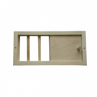Rejilla de ventilación con compuerta
