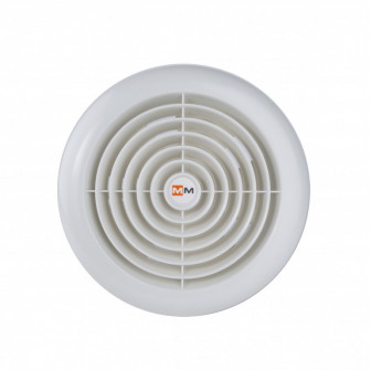 Ventilador de sauna MM-S con válvula de retención de 120 mm de diámetro