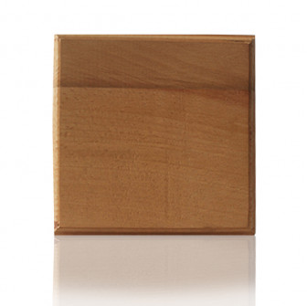 Ventilador de sauna MM-S con válvula antirretorno y acabado en madera de forma cuadrada d/100 mm