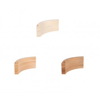 Arco interior para bancos de sauna modulares, 40x140x330mm
