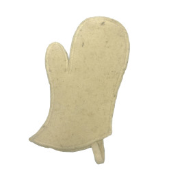 Guante de lana para sauna 