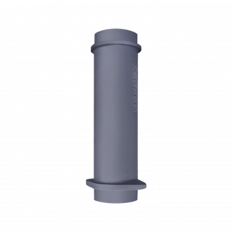 Tubo de chimenea superior de hierro fundido para estufas de sauna GEFEST , Ø130 mm, 500 mm