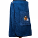 Delantal de sauna para hombre - GRIS