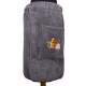 Set de regalo en caja para ÉL. Gorro y delantal de sauna para hombre - GRIS