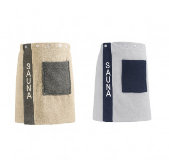Delantal de sauna para hombres