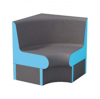 Asiento de esquina para sauna de vapor WEDI 850mm