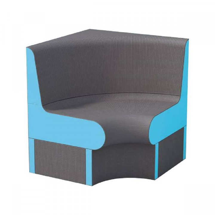 Asiento de esquina para sauna de vapor WEDI 850mm