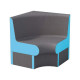 Asiento de esquina para sauna de vapor WEDI 850mm