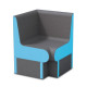 Asiento de esquina para sauna de vapor WEDI 650mm