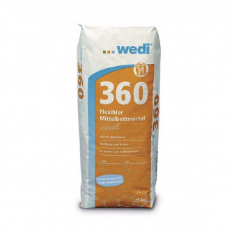Pegamento elástico WEDI 360, 25kg