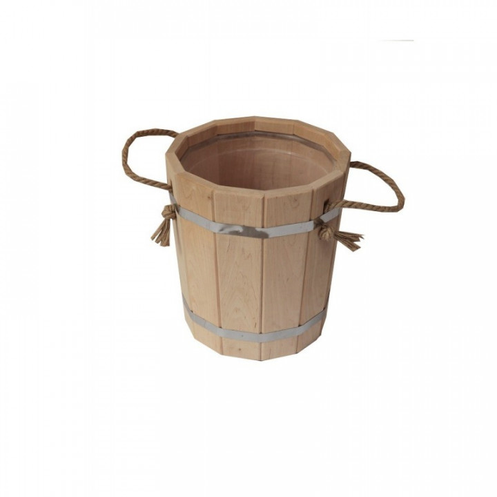 Cubo para sauna con inserto de plástico, 10 l