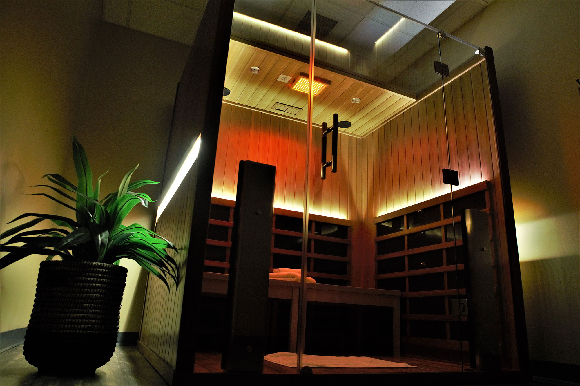 cabina de sauna de infrarrojos