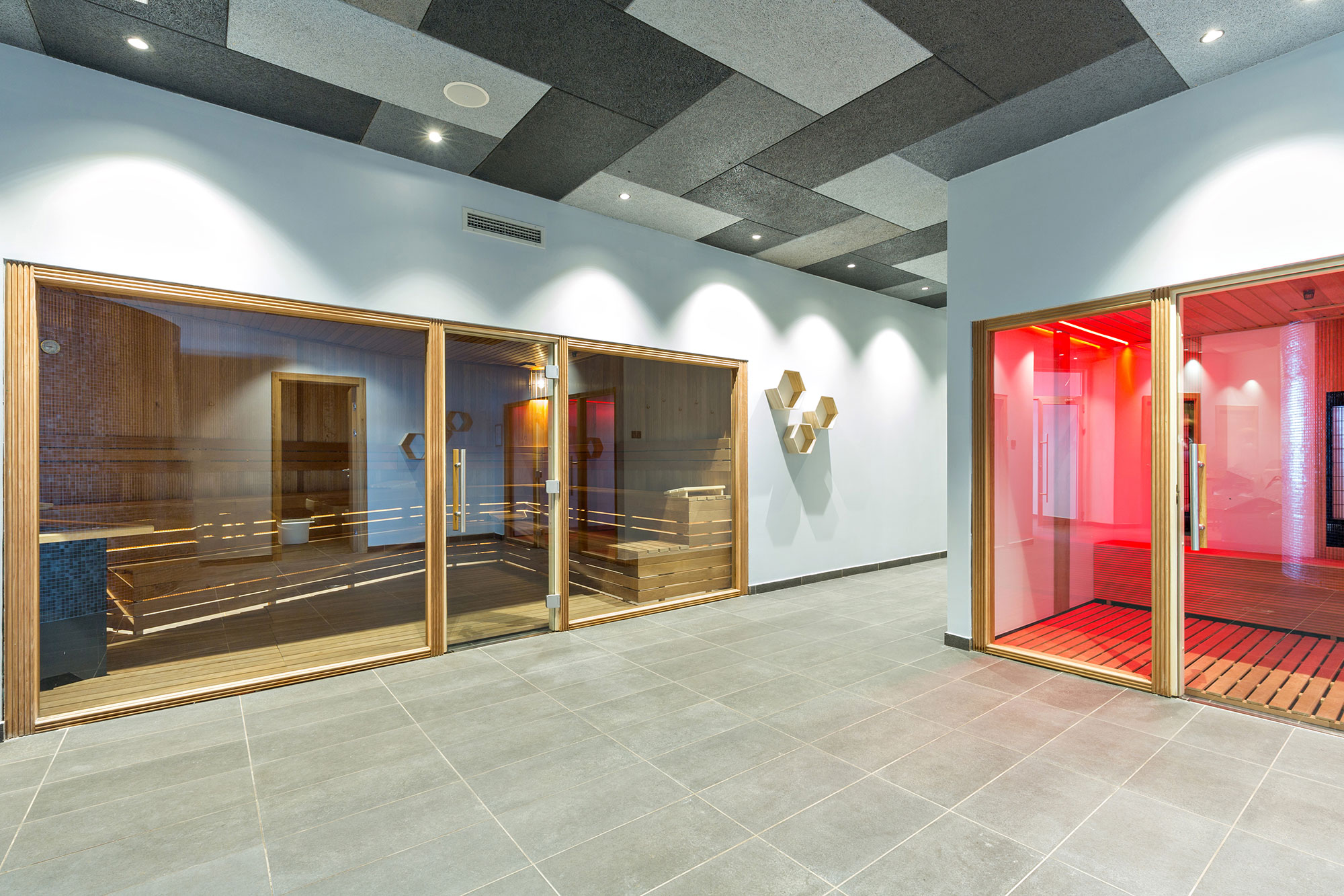 sauna y sauna de infrarrojos