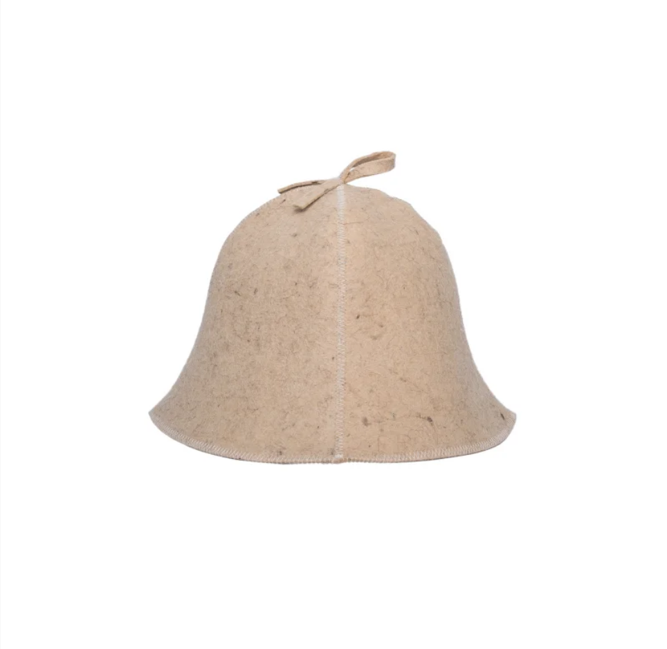 Gorro de sauna de lana