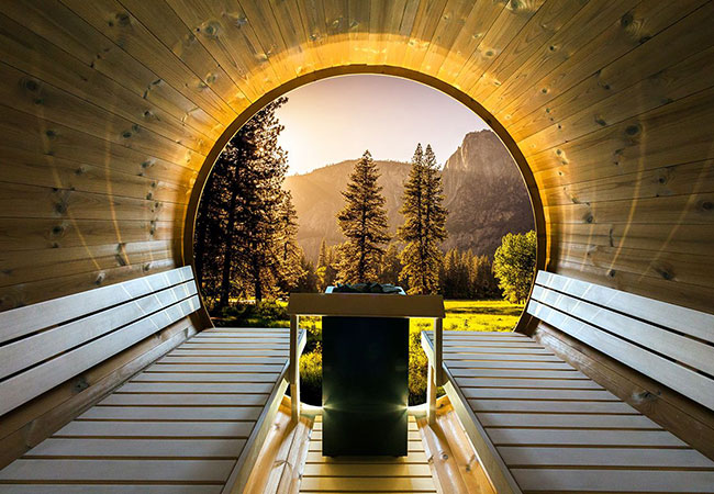 Una ventana grande en la sauna: ¿cuándo es necesaria energía/aislamiento adicional?