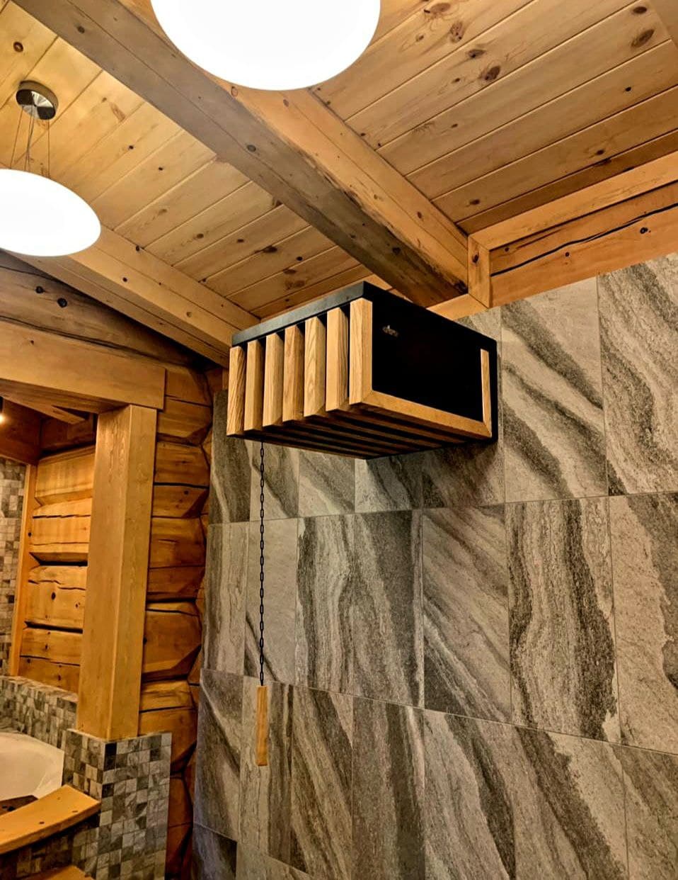 Ventilación de la sauna