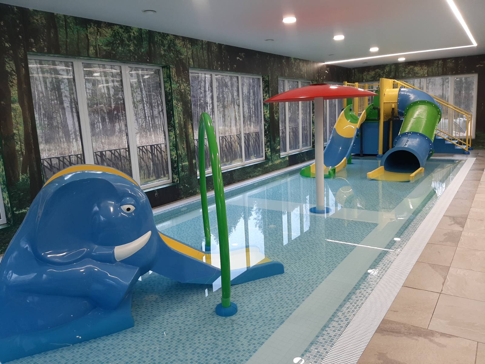 Piscinas y saunas en la granja "Po ąžuolais"